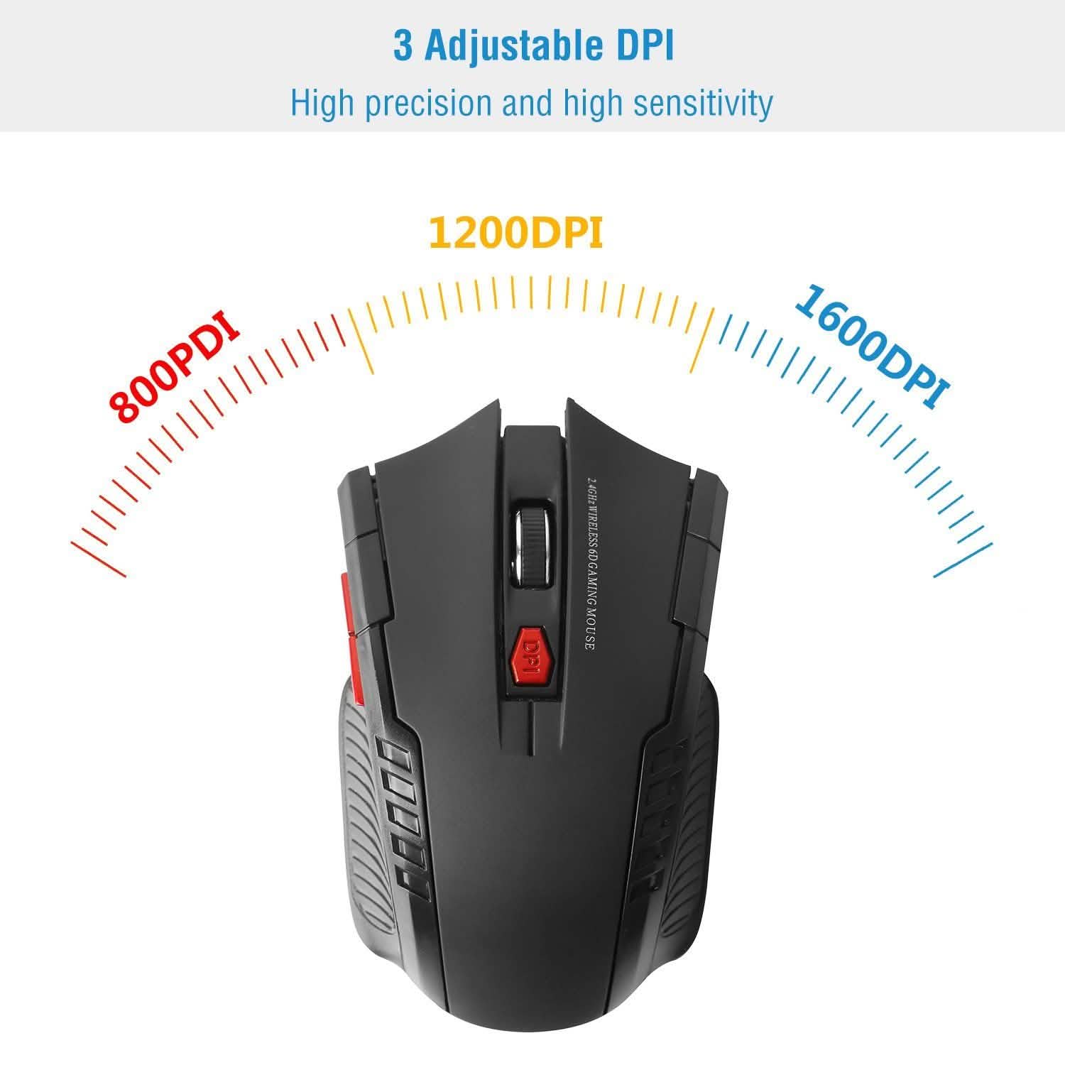 iMountek 2.4G Wireless Gaming Mouse Computer Accessories - Tophatter Daily Deals