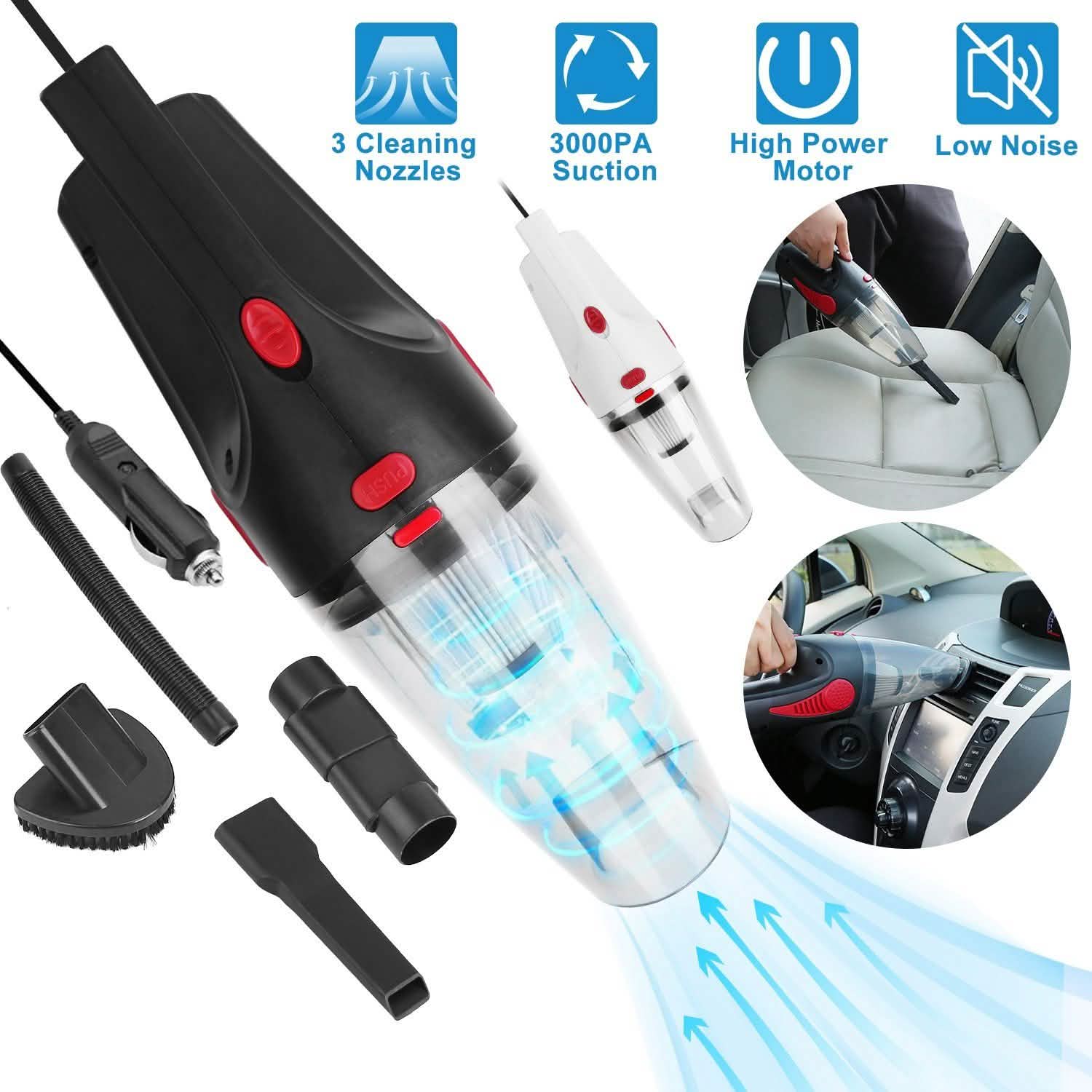 iMounTEK Car Handheld Vacuum Cleaner Automotive - Tophatter Daily Deals
