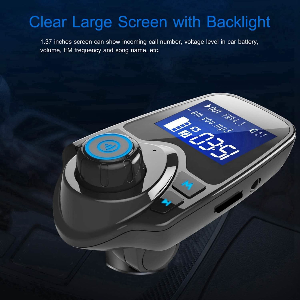 iMounTek Car Wireless FM Transmitter Automotive - Tophatter Daily Deals