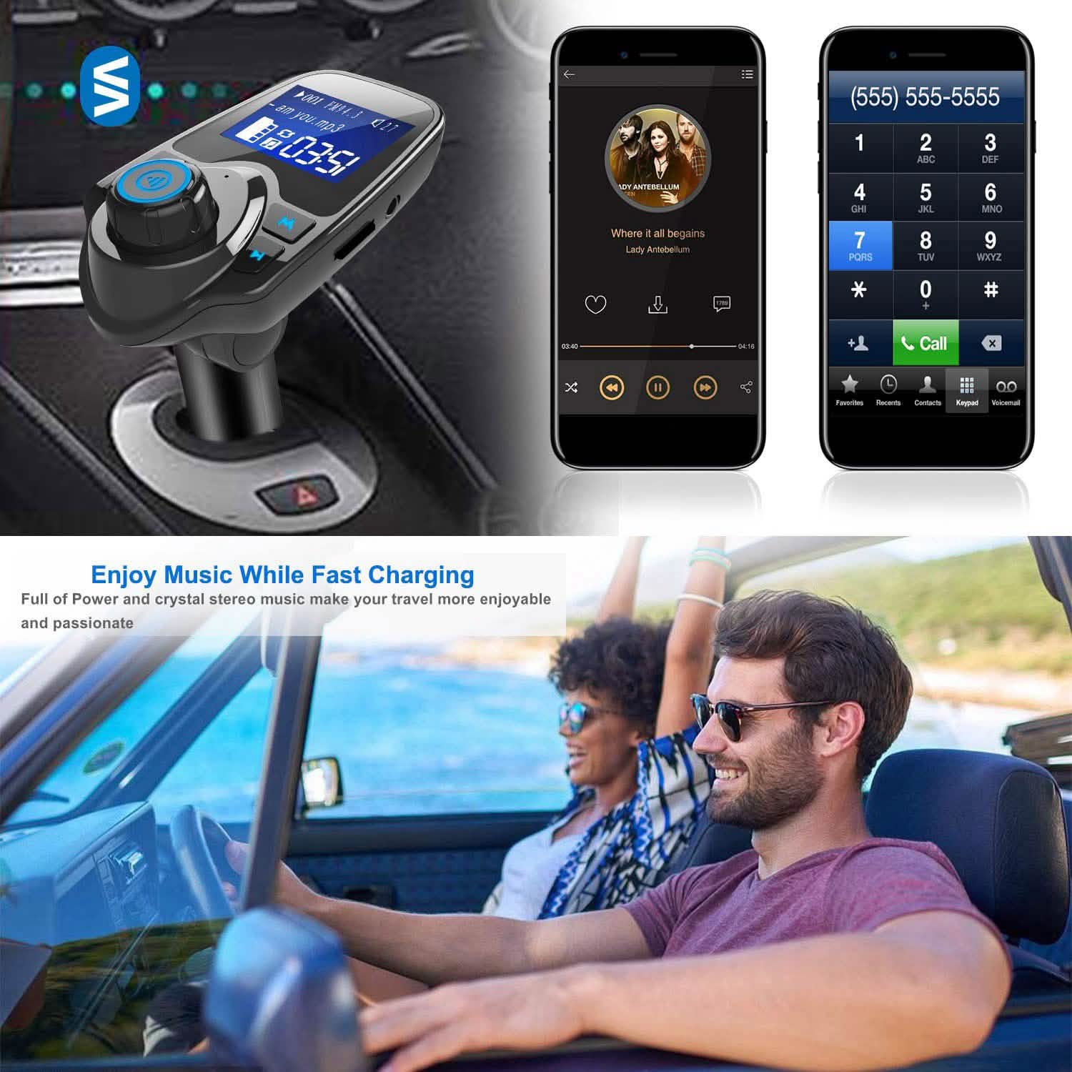 iMounTek Car Wireless FM Transmitter Automotive - Tophatter Daily Deals