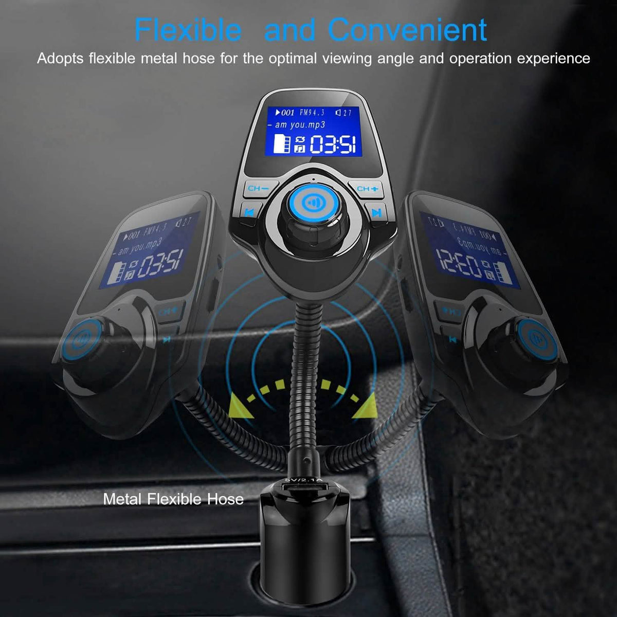 iMounTek Car Wireless FM Transmitter Automotive - Tophatter Daily Deals