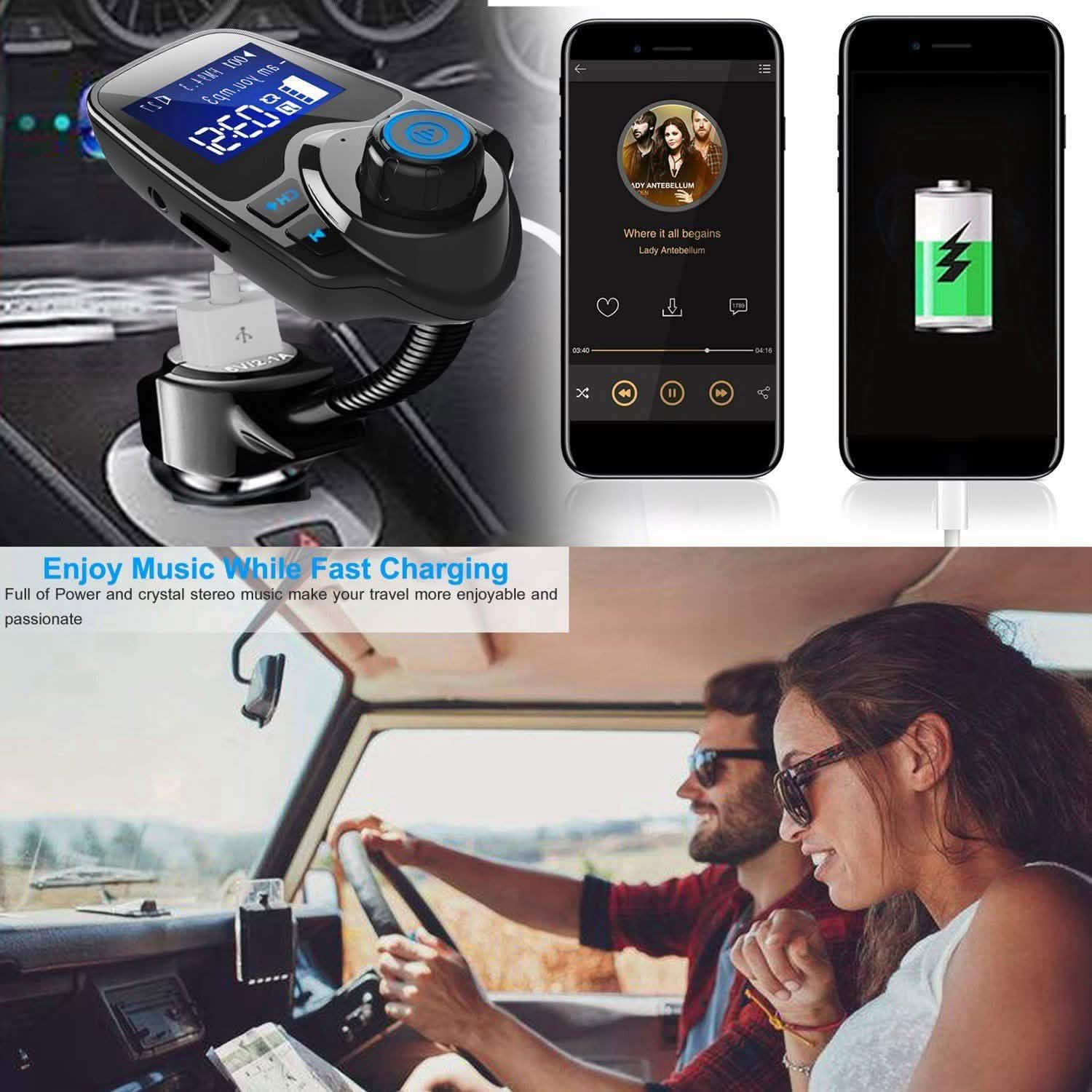 iMounTek Car Wireless FM Transmitter Automotive - Tophatter Daily Deals