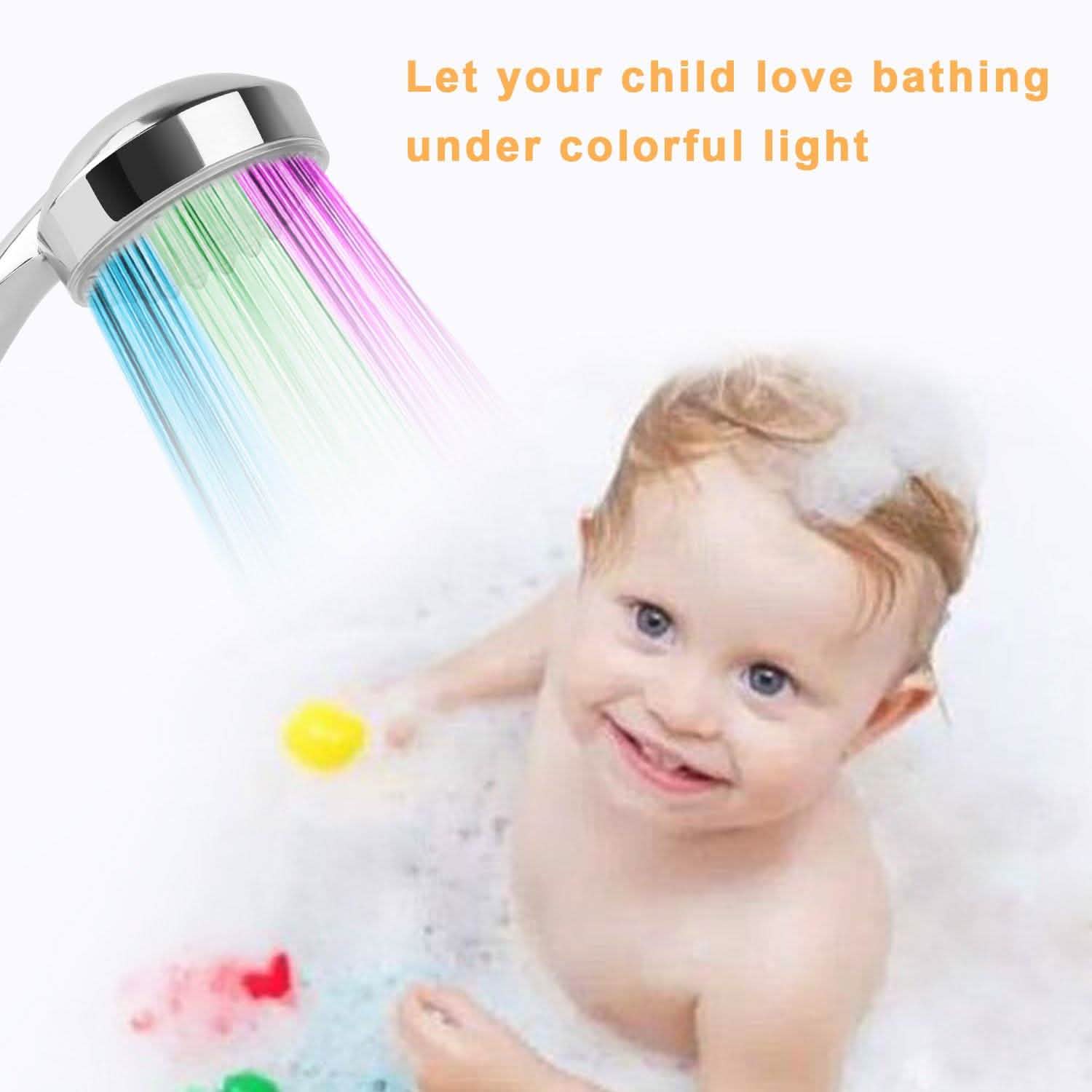 iMounTEK Color-Changing Hydropower LED Shower Head Bath - Tophatter Daily Deals