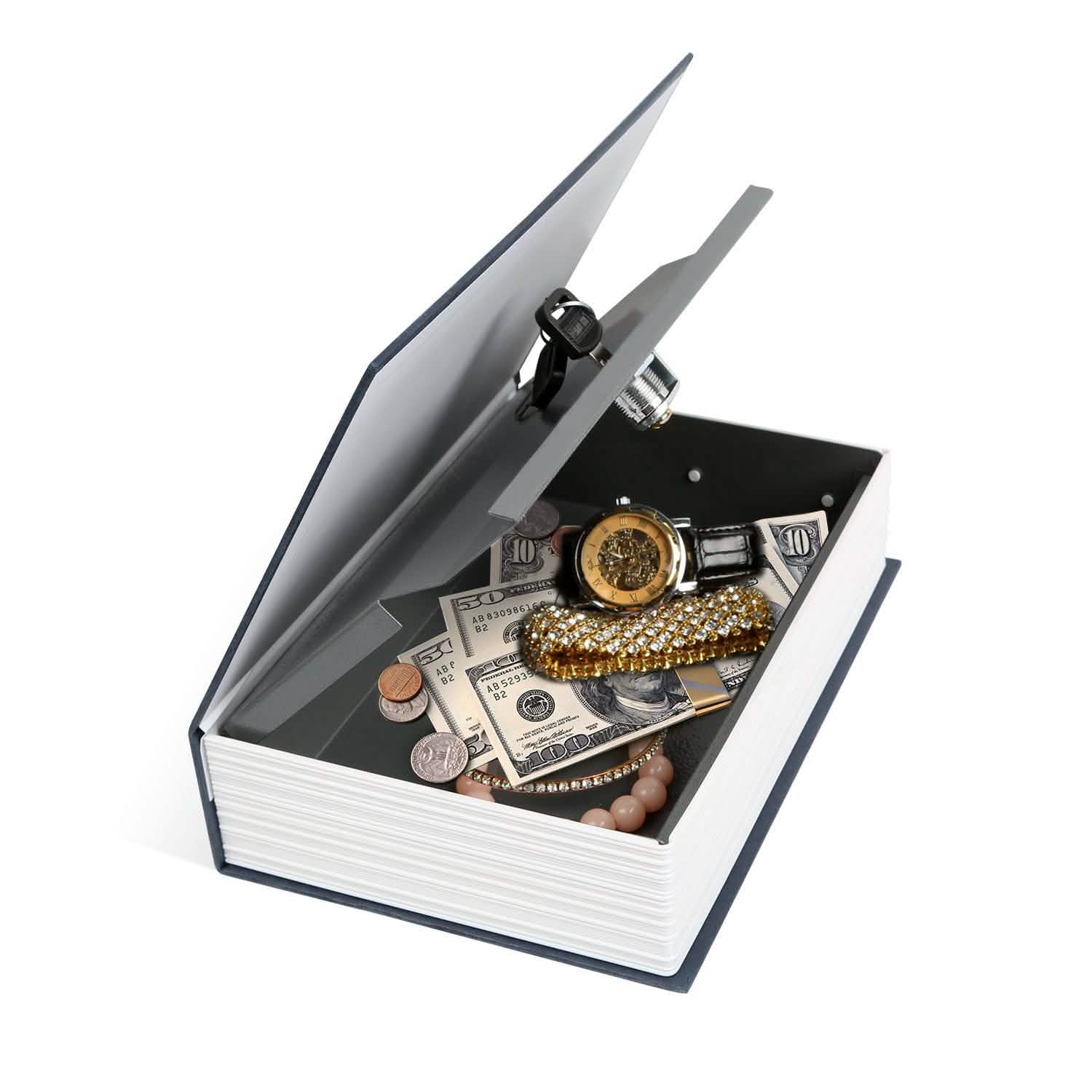 iMountek Dictionary Safe Secret Diversion Book Metal Box Storage & Organization - Tophatter Daily Deals