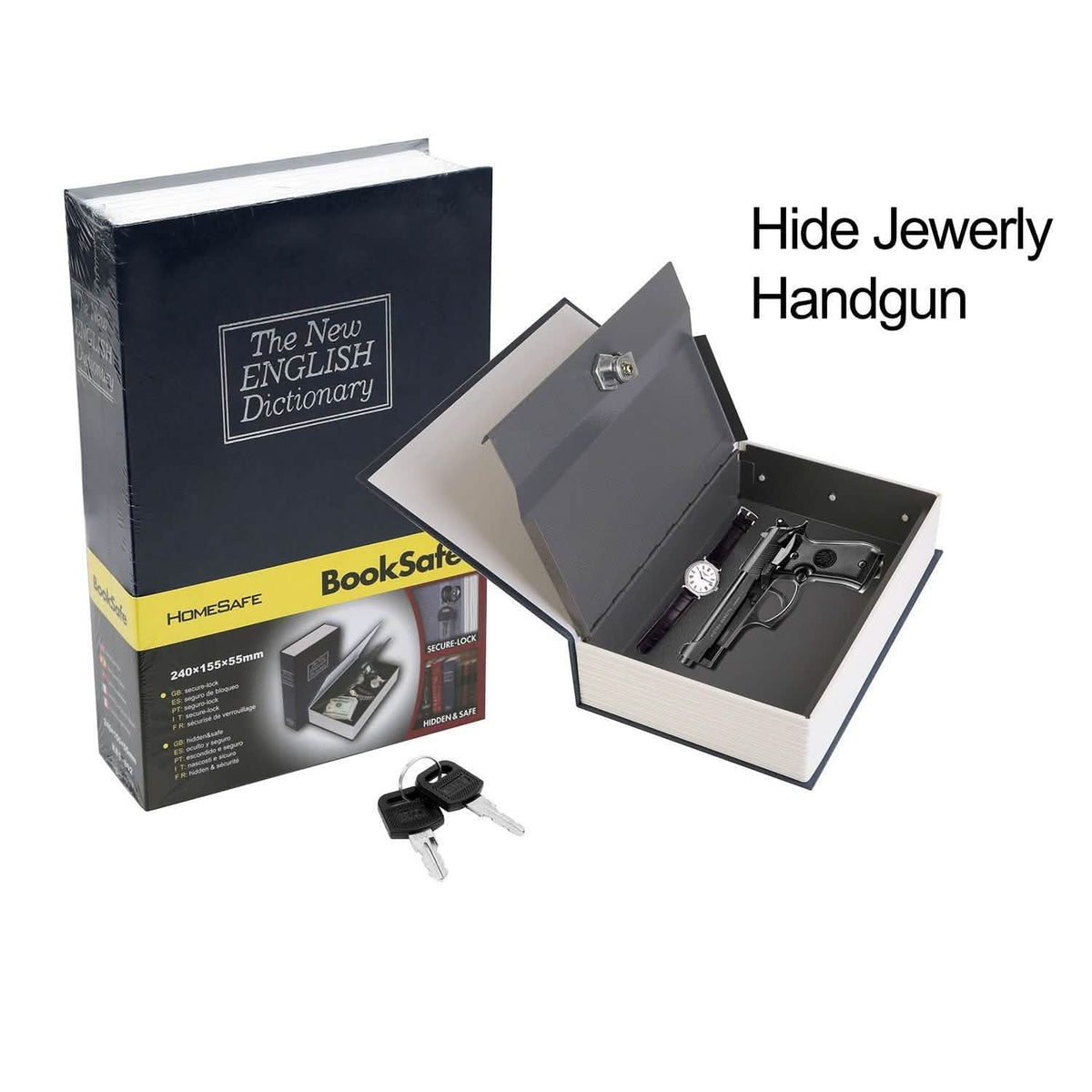 iMountek Dictionary Safe Secret Diversion Book Metal Box Storage & Organization - Tophatter Daily Deals