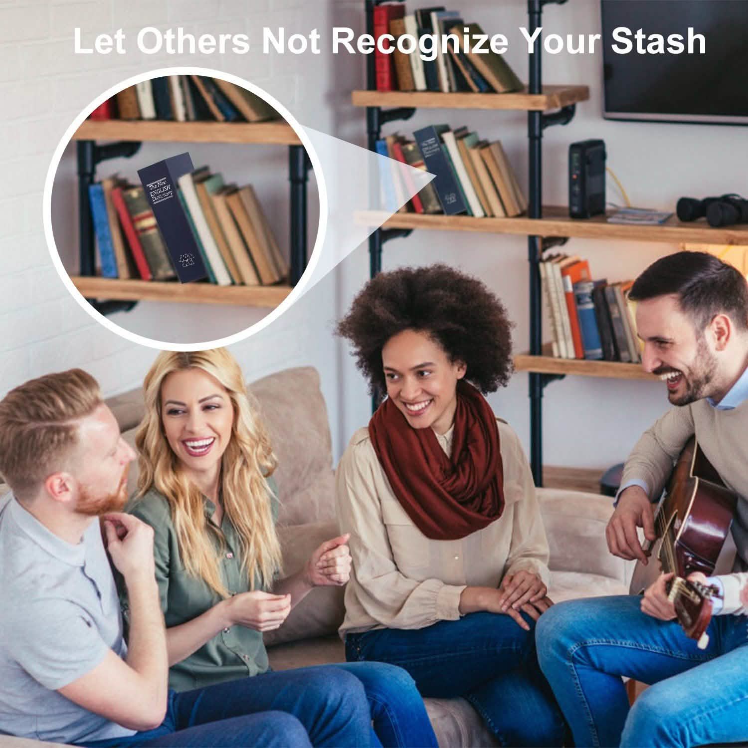 iMountek Dictionary Safe Secret Diversion Book Metal Box Storage & Organization - Tophatter Daily Deals