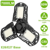 iMounTEK E26 /E27 80W 7000LM 6500K LED Garage Ceiling Light Indoor Lighting - Tophatter Daily Deals