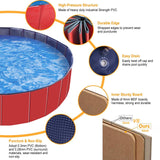 iMounTEK Foldable Pet Swimming Pool Pet Supplies - Tophatter Daily Deals