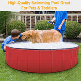 iMounTEK Foldable Pet Swimming Pool Pet Supplies - Tophatter Daily Deals