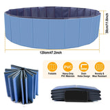 iMounTEK Foldable Pet Swimming Pool Pet Supplies - Tophatter Daily Deals