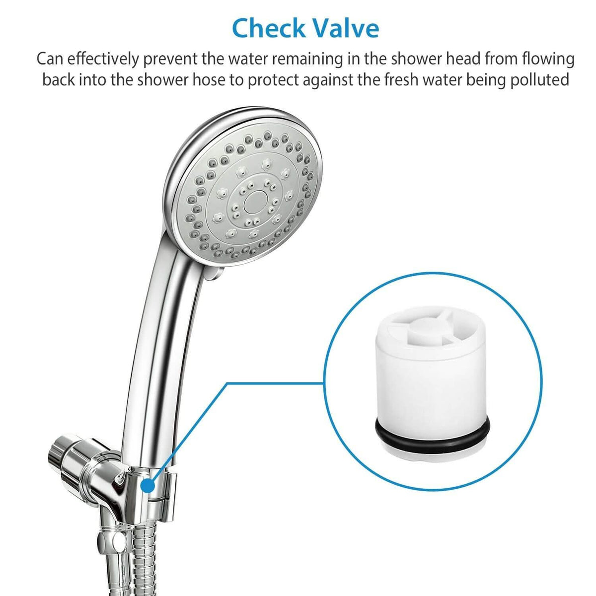 iMountek Handheld Stainless Shower Hand Bath - Tophatter Daily Deals