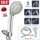 iMountek Handheld Stainless Shower Hand Bath - Tophatter Daily Deals
