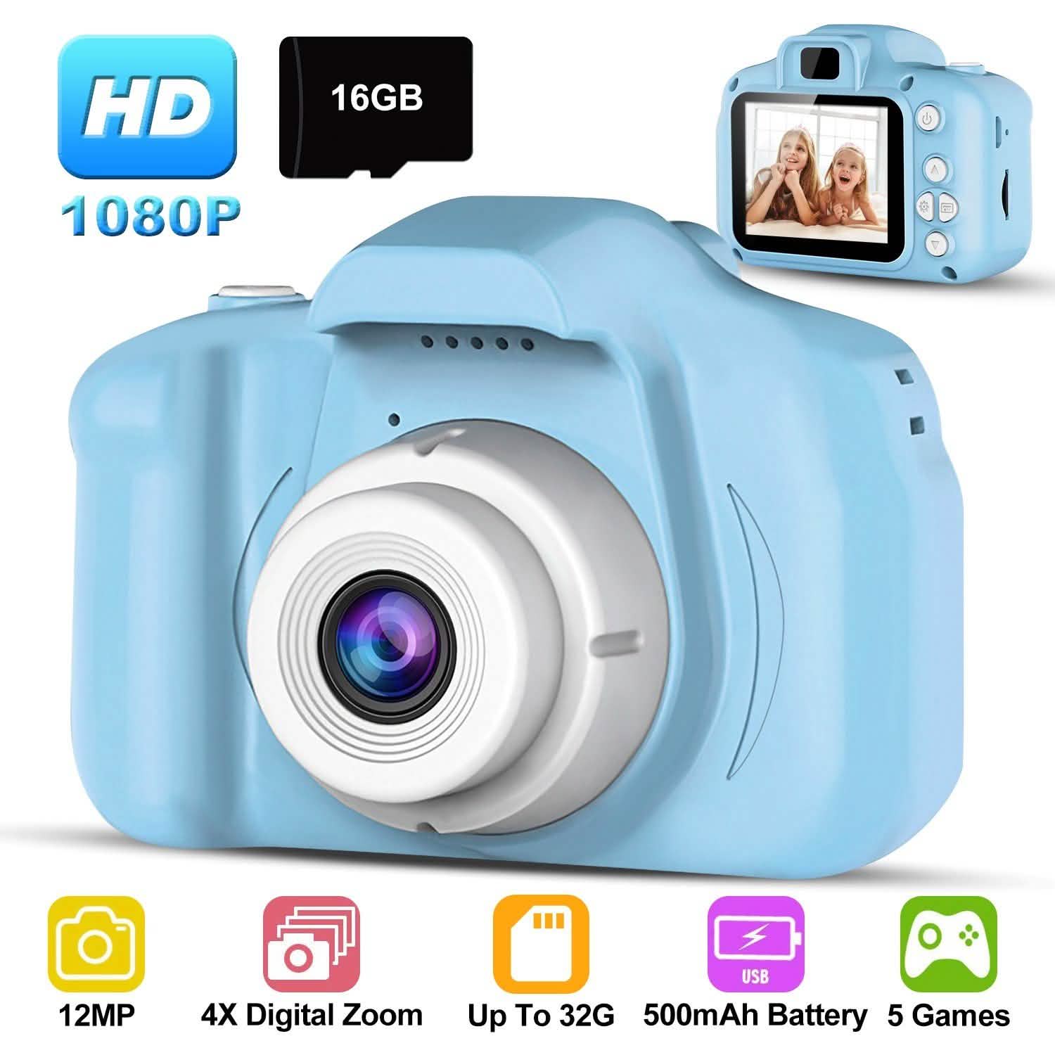 iMountek Kids Digital Camera Cameras & Drones - Tophatter Daily Deals