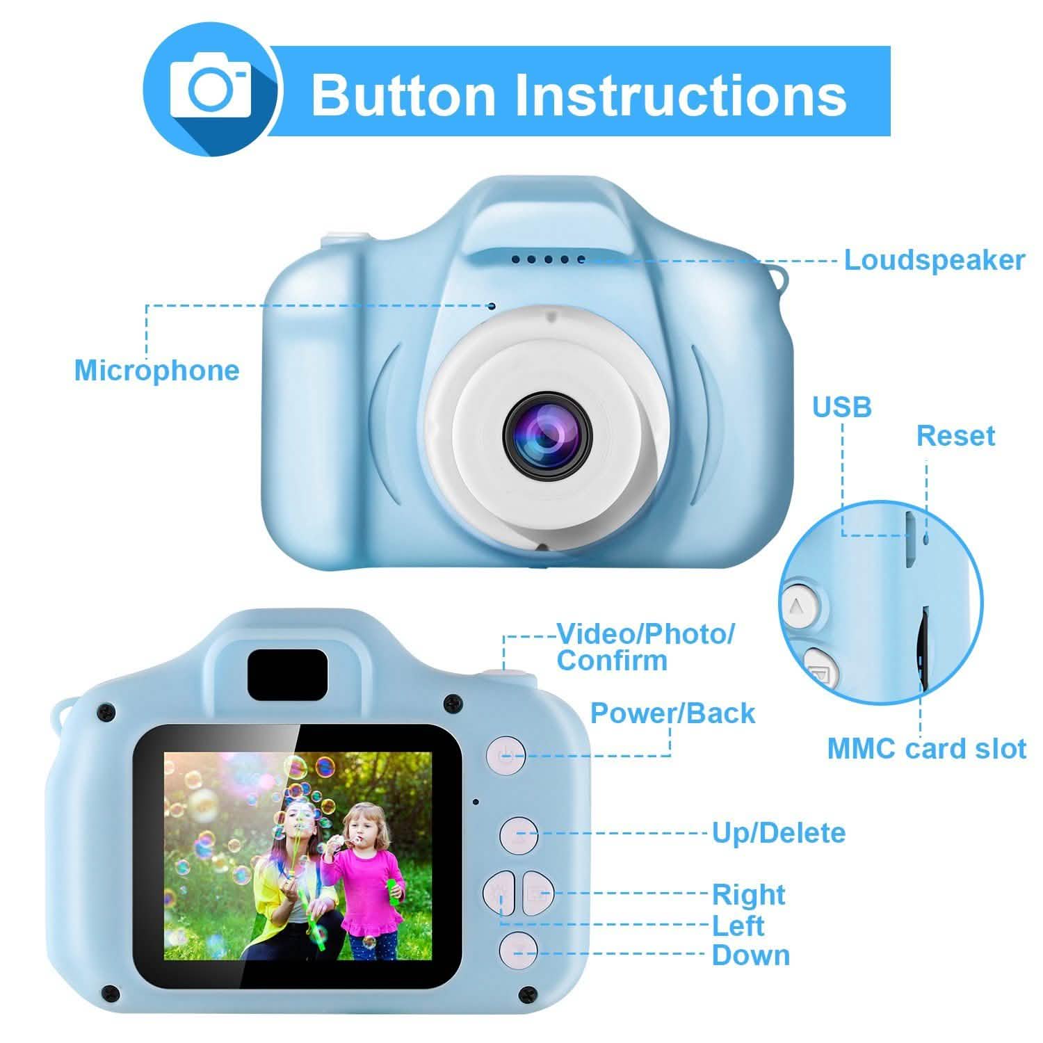 iMountek Kids Digital Camera Cameras & Drones - Tophatter Daily Deals