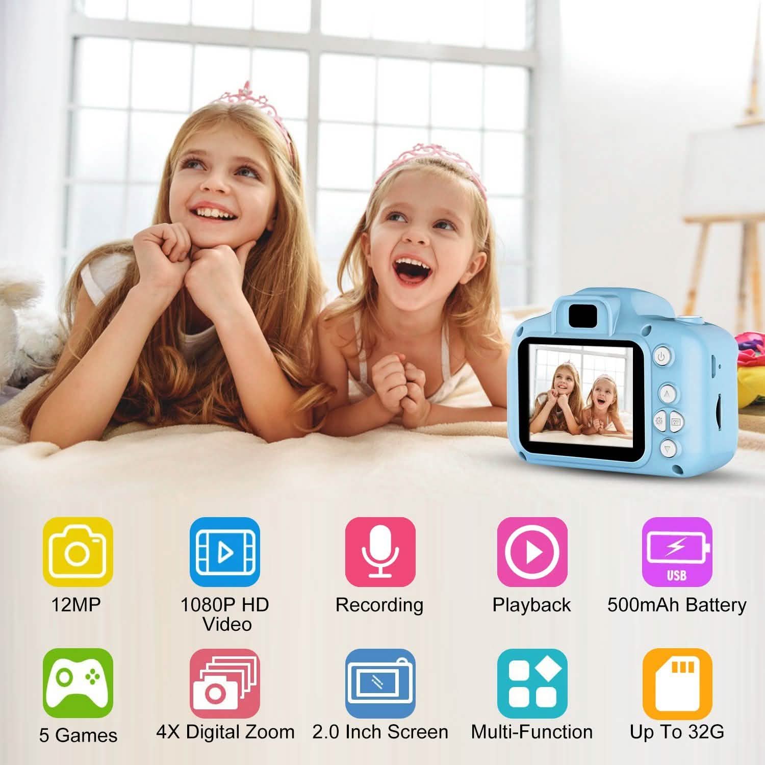 iMountek Kids Digital Camera Cameras & Drones - Tophatter Daily Deals