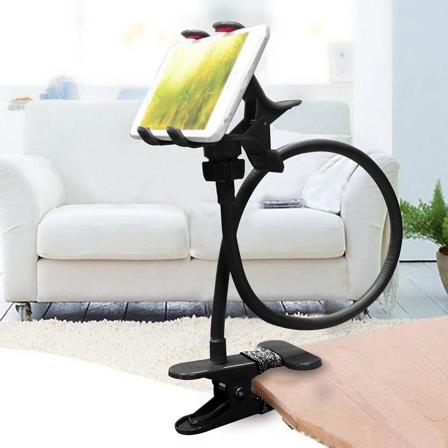 iMountek Lazy Bracket 360 Degree Rotation Gooseneck Clip Mobile Accessories - Tophatter Daily Deals