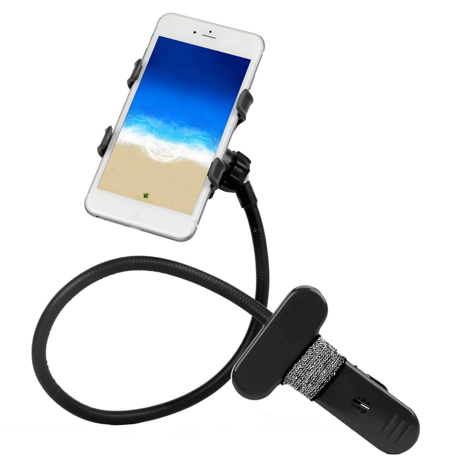 iMountek Lazy Bracket 360 Degree Rotation Gooseneck Clip Mobile Accessories - Tophatter Daily Deals