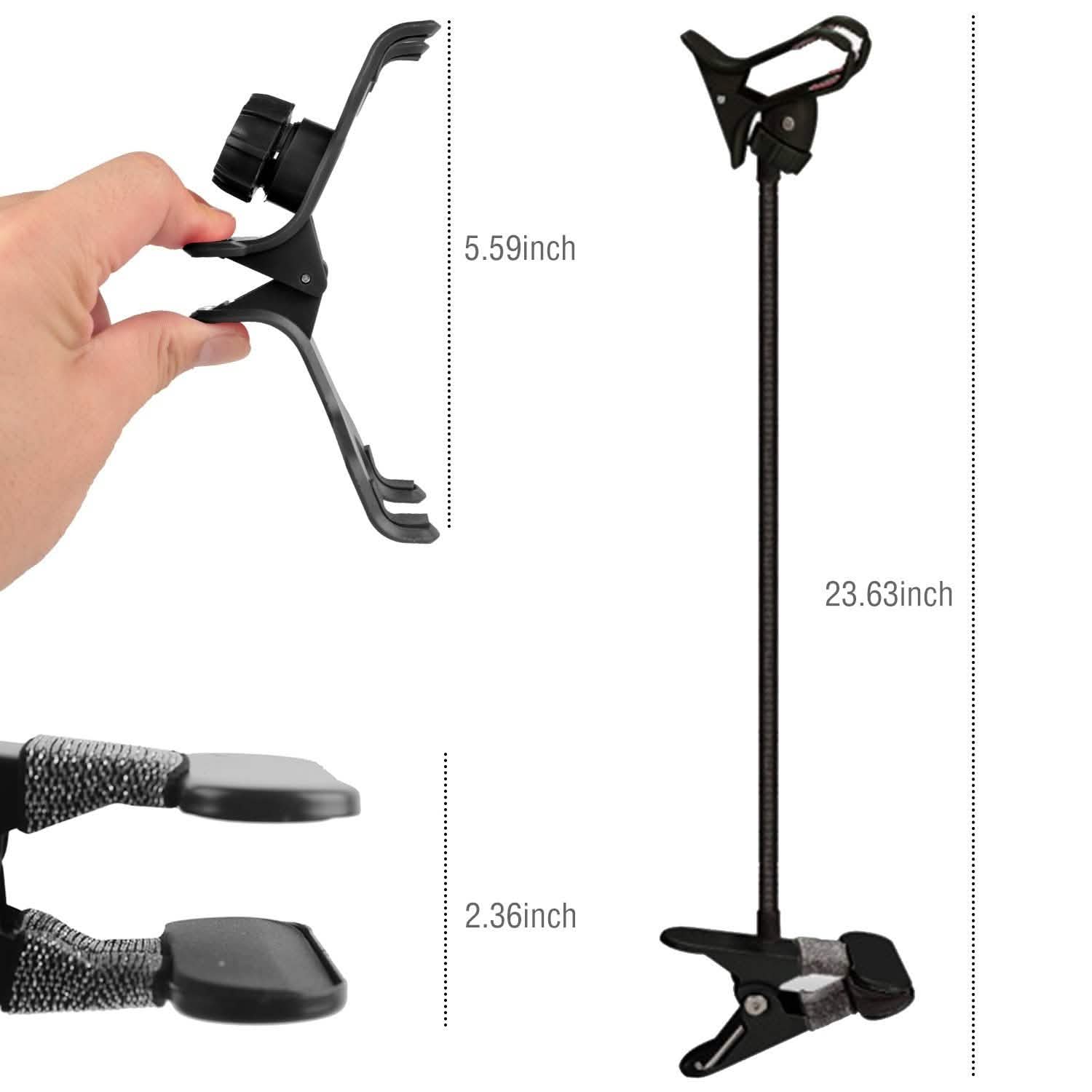 iMountek Lazy Bracket 360 Degree Rotation Gooseneck Clip Mobile Accessories - Tophatter Daily Deals