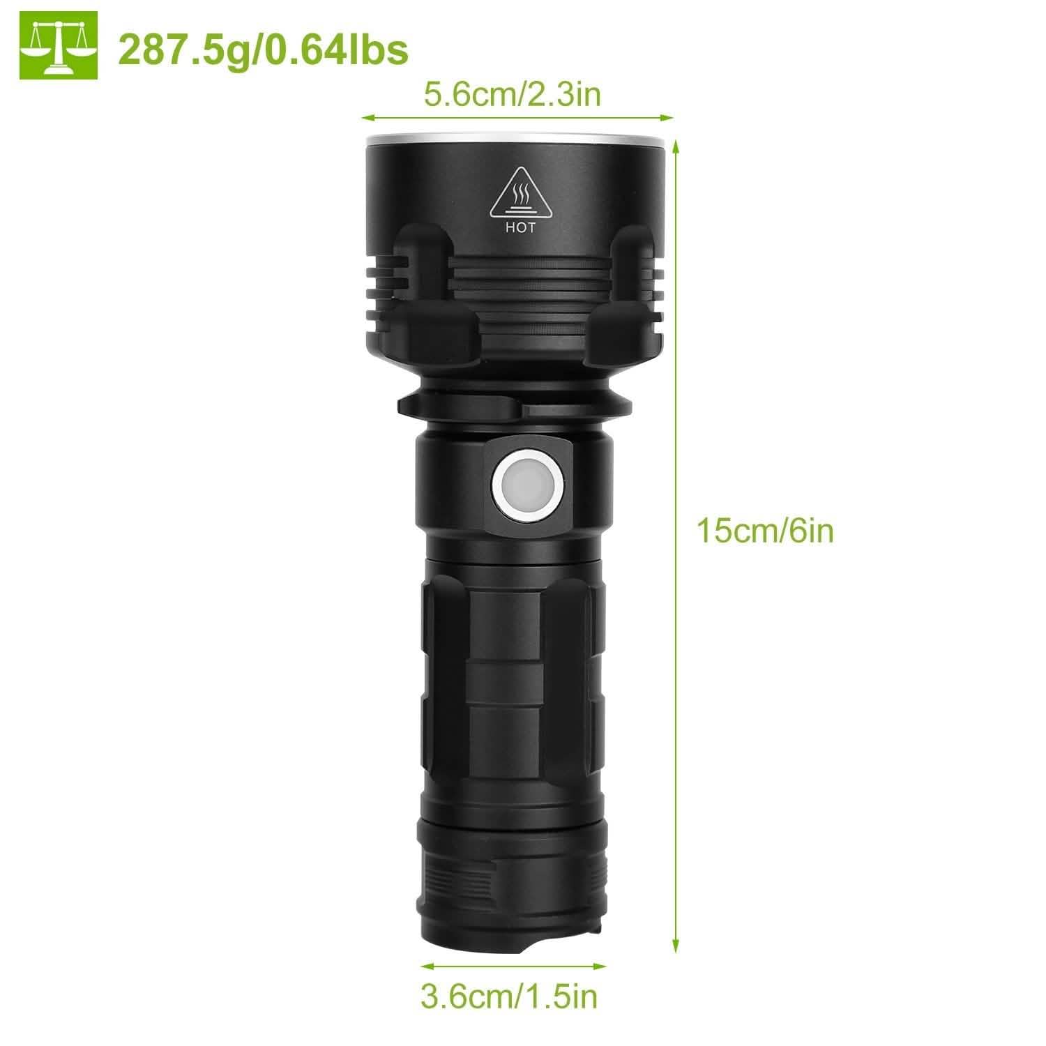iMounTEK LED Flashlight with 3 Lighting Modes Outdoor Recreation - Tophatter Daily Deals
