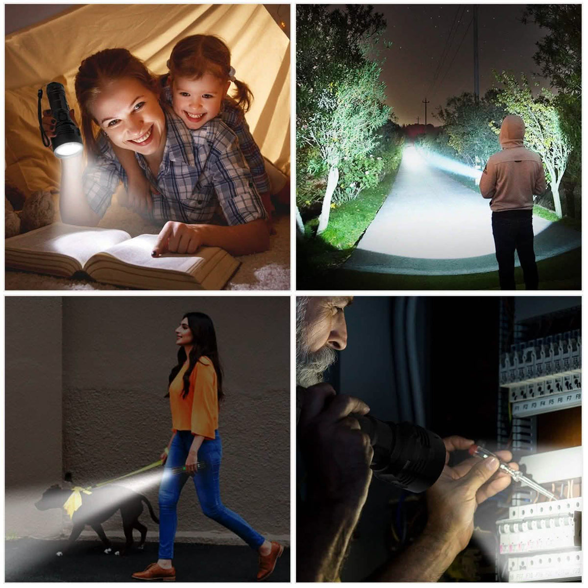 iMounTEK LED Flashlight with 3 Lighting Modes Outdoor Recreation - Tophatter Daily Deals