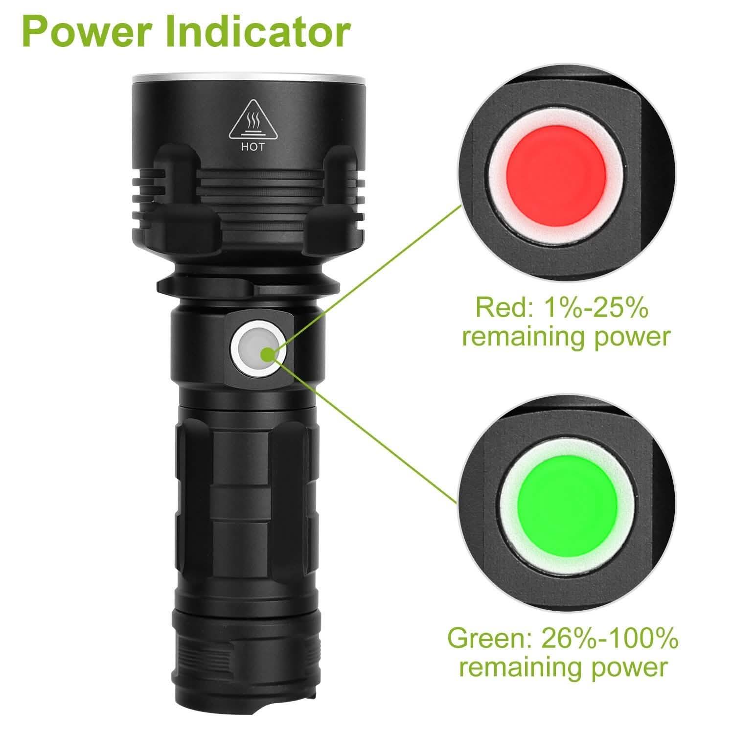 iMounTEK LED Flashlight with 3 Lighting Modes Outdoor Recreation - Tophatter Daily Deals