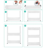 iMounTEK Slim Storage Cart Storage & Organization - Tophatter Daily Deals