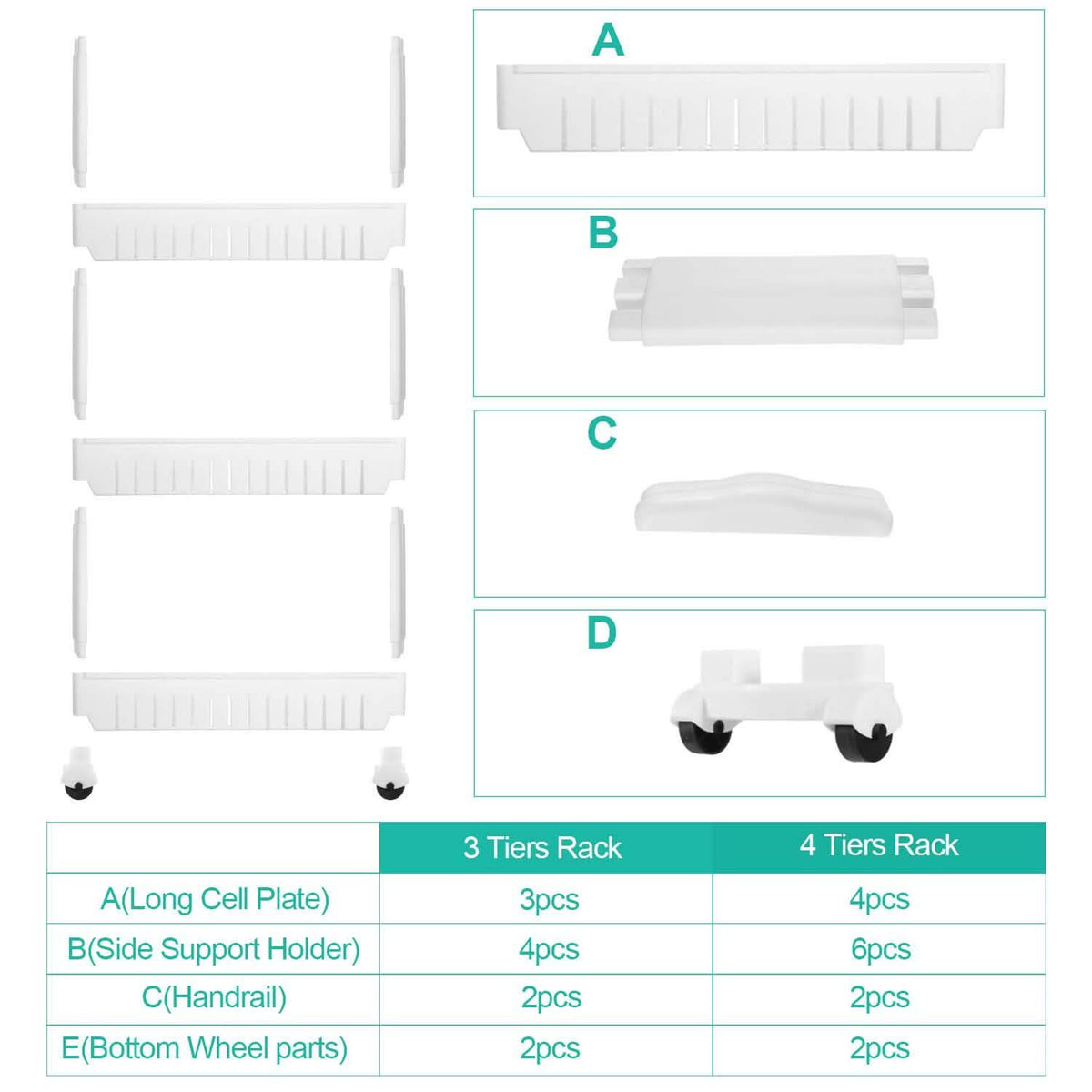 iMounTEK Slim Storage Cart Storage & Organization - Tophatter Daily Deals