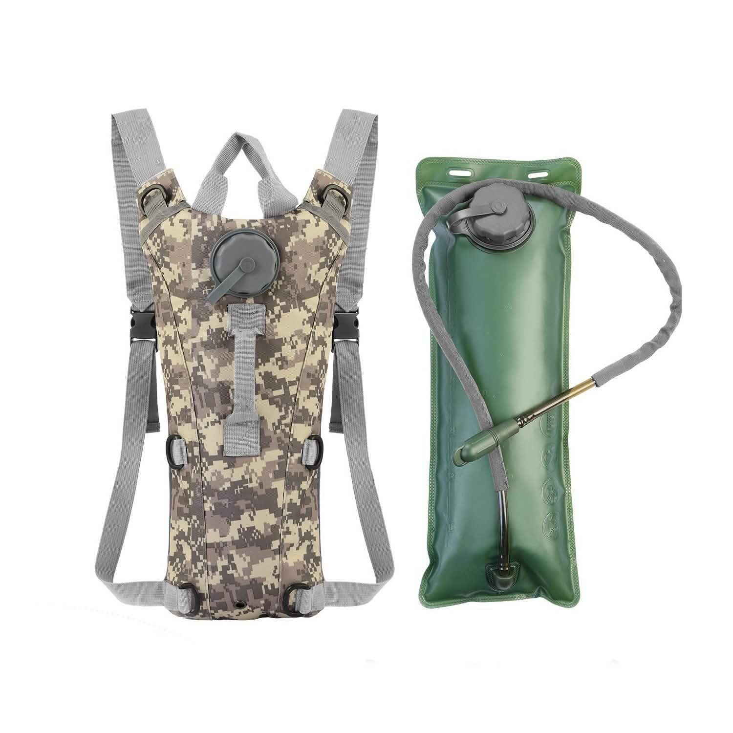iMountek Tactical Hydration Pack 3L Water Bladder Acu Outdoor Recreation - Tophatter Daily Deals