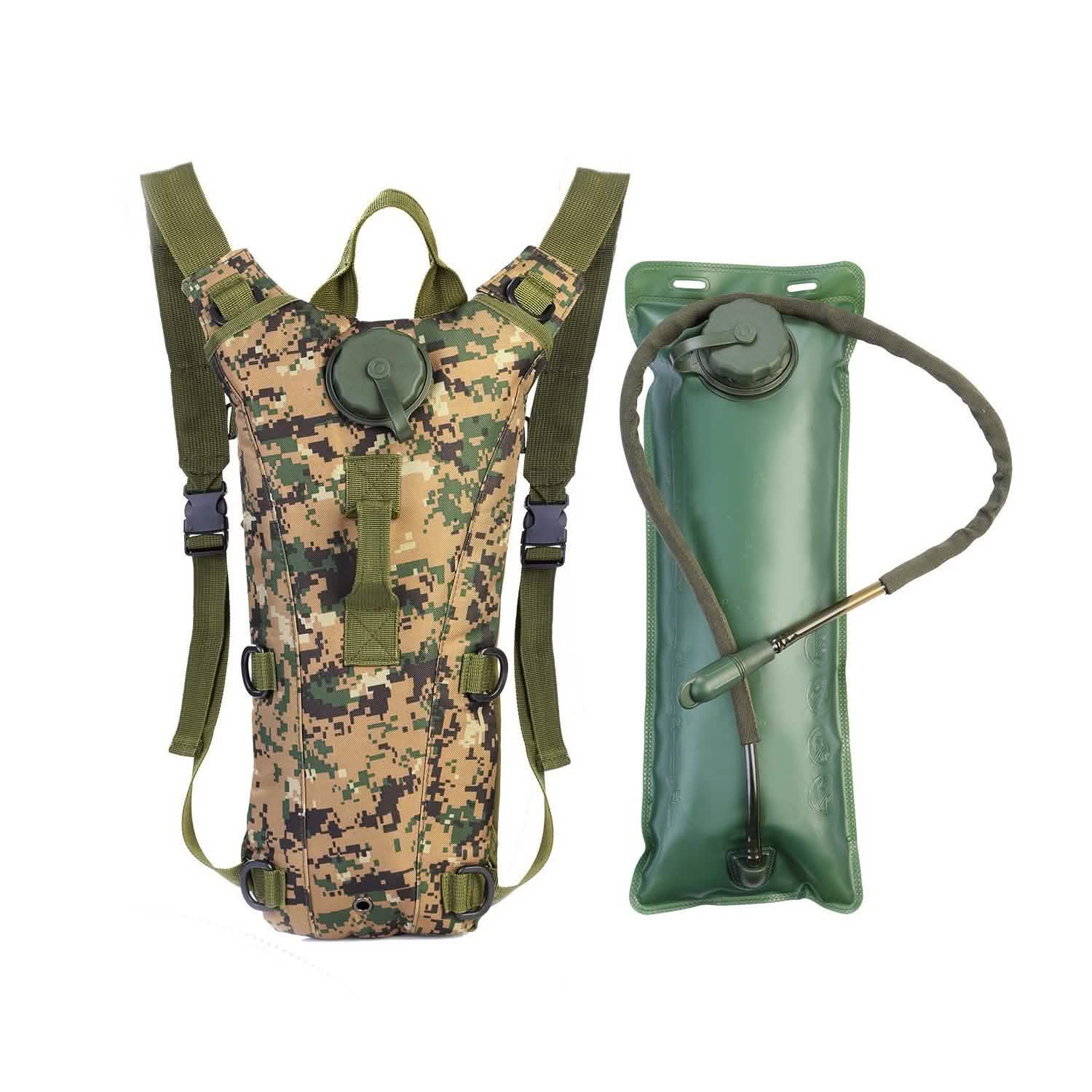 iMountek Tactical Hydration Pack 3L Water Bladder Jungle Outdoor Recreation - Tophatter Daily Deals
