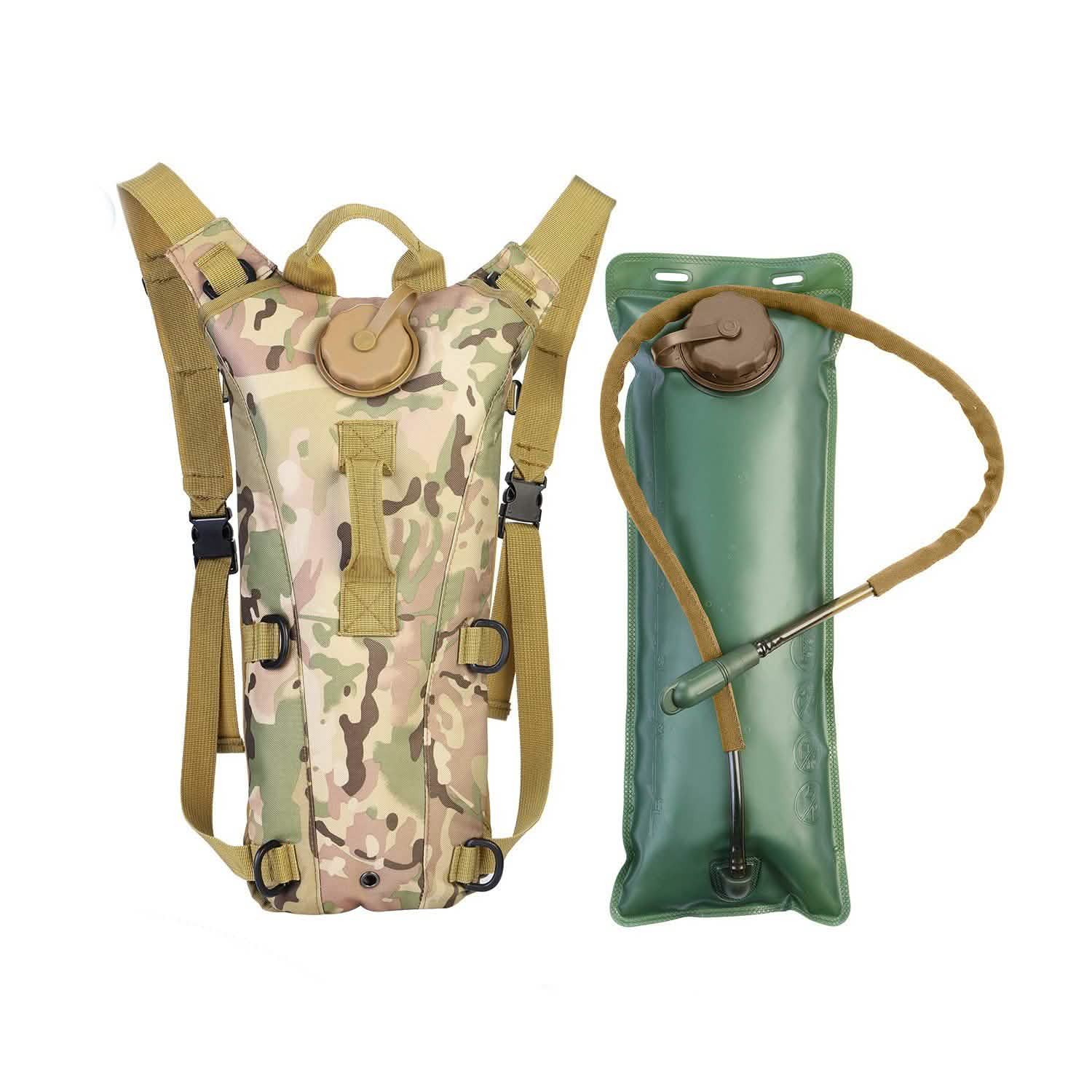 iMountek Tactical Hydration Pack 3L Water Bladder Military Outdoor Recreation - Tophatter Daily Deals