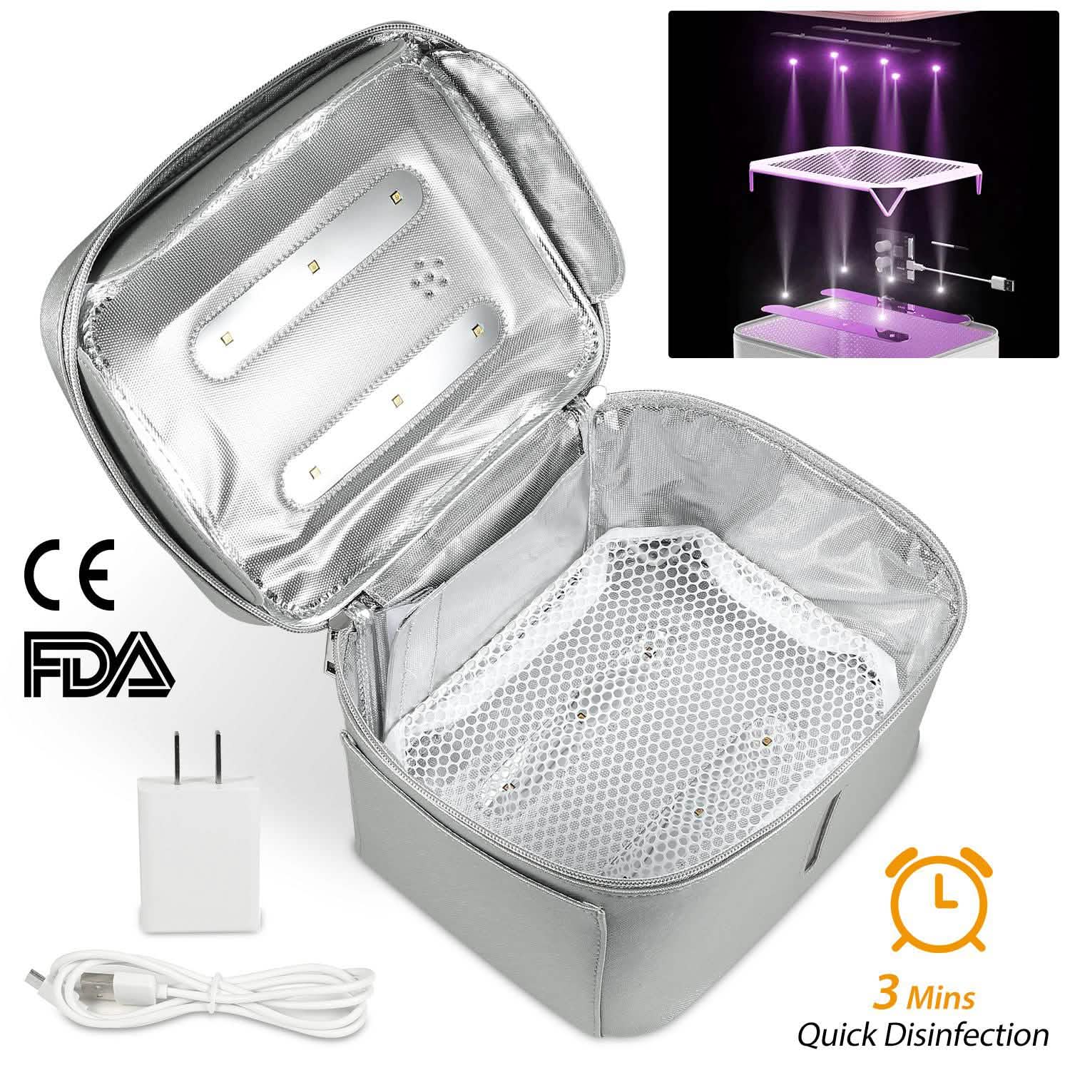 iMounTek UV Disinfection Bag Face Masks & PPE - Tophatter Daily Deals