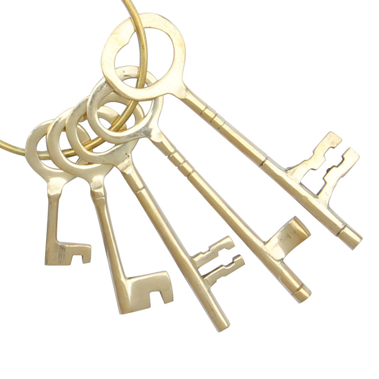 Infamous Brass Carlisle Castle Dungeon Keys Historical Period - Tophatter Daily Deals