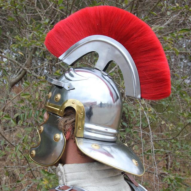 Roman Empire Centurion 20g Officer Helmet historical period - Tophatter Daily Deals