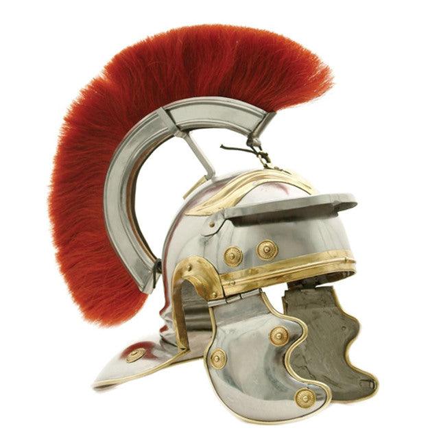 Roman Empire Centurion 20g Officer Helmet historical period - Tophatter Daily Deals
