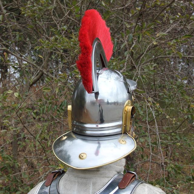 Roman Empire Centurion 20g Officer Helmet historical period - Tophatter Daily Deals