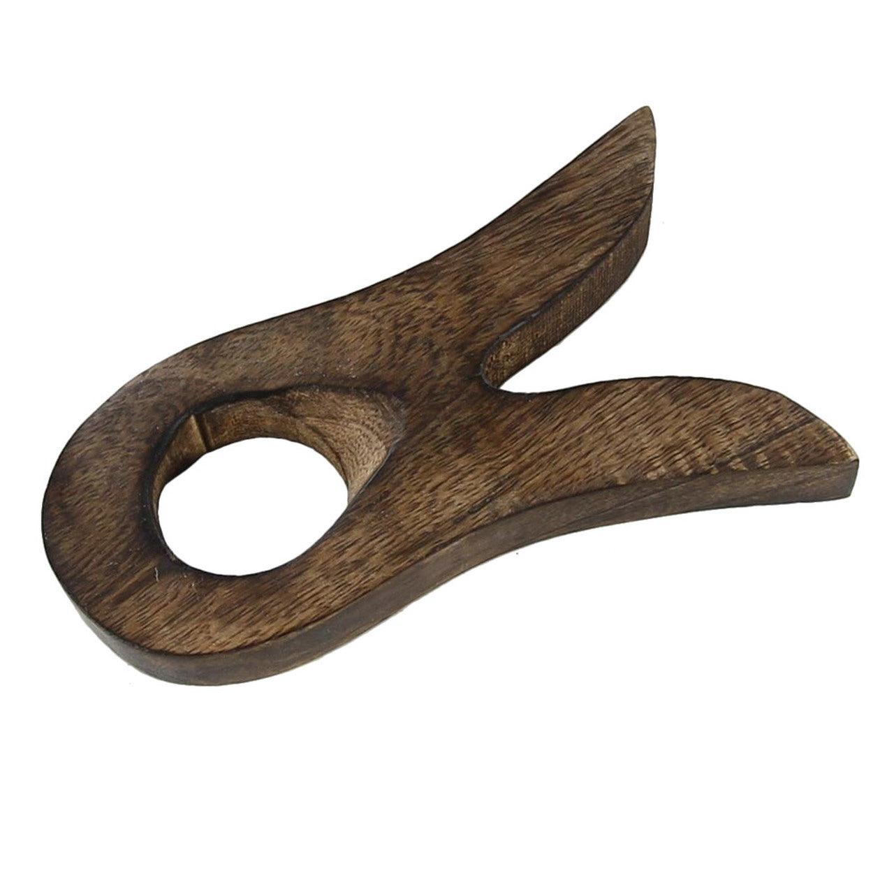 Natural Mango Wood Drinking Horn Rack historical period - Tophatter Daily Deals