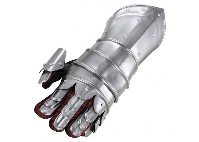 Medieval Knights 20g Field Gauntlets historical period - Tophatter Daily Deals
