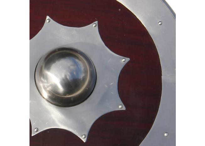 Armored Norse Land Scandinavian Round Shield historical period - Tophatter Daily Deals