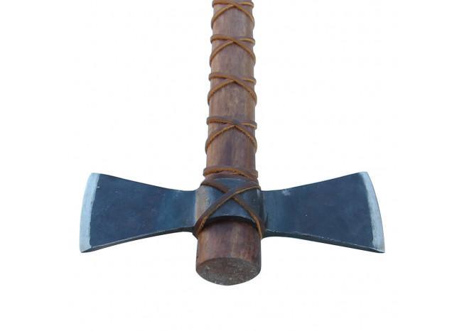 Hand Forged Fury of Atla Viking Axe historical period - Tophatter Daily Deals