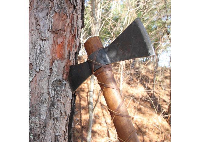Hand Forged Fury of Atla Viking Axe historical period - Tophatter Daily Deals