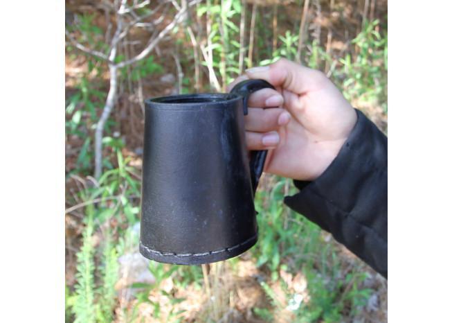 Tudor Tankard Leather Drinking Vessel historical period - Tophatter Daily Deals