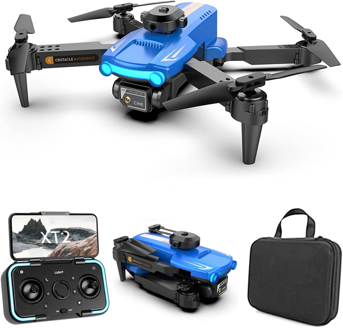 INDOOR DRONE (XT2) 4K HD PHOTO/VIDEO WITH CONTROL - Tophatter's Army Deals GADGETS - Tophatter Daily Deals