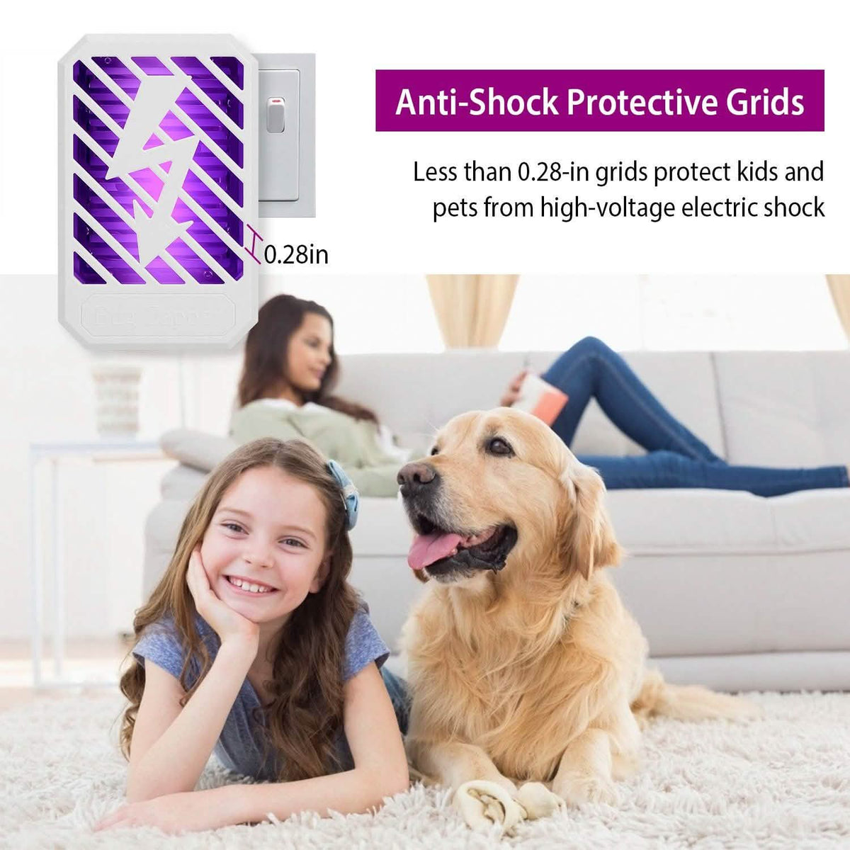 Indoor Plug In Bug Electric Zapper Pest Control - Tophatter Daily Deals