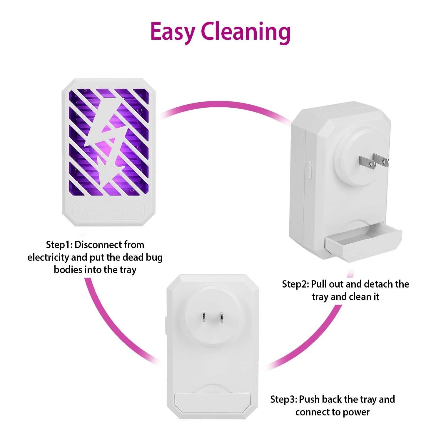 Indoor Plug In Bug Electric Zapper Pest Control - Tophatter Daily Deals