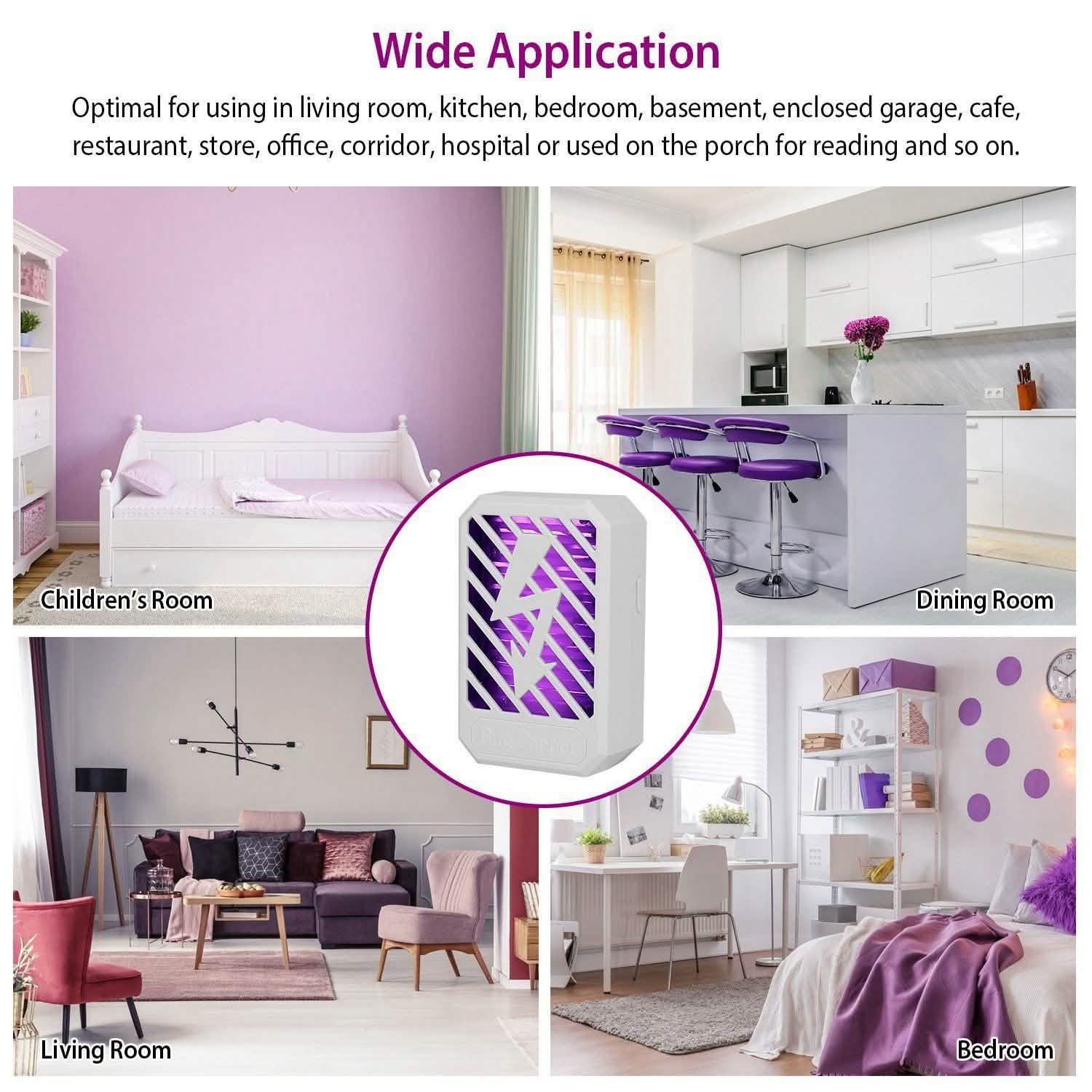 Indoor Plug In Bug Electric Zapper Pest Control - Tophatter Daily Deals