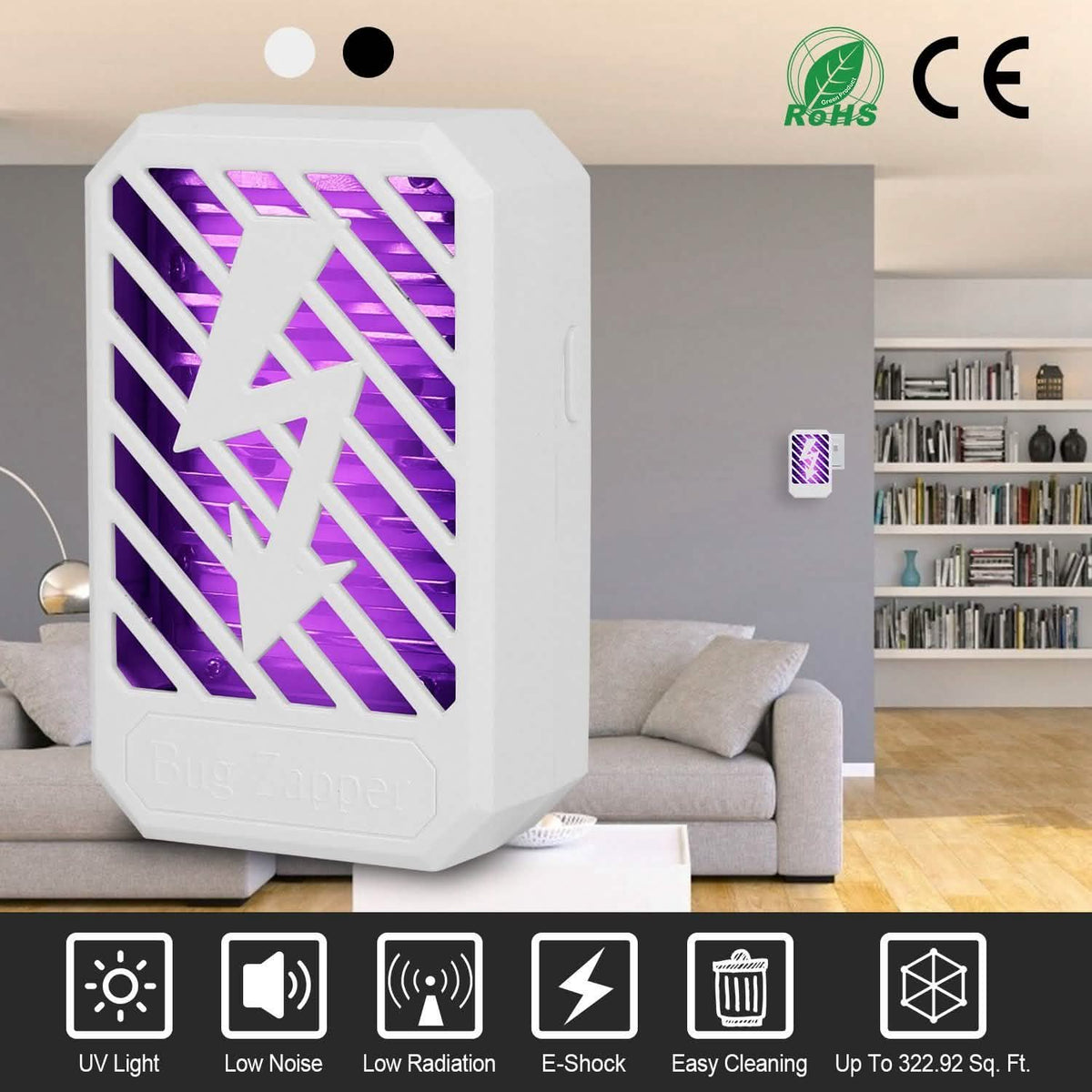 Indoor Plug In Bug Electric Zapper Pest Control - Tophatter Daily Deals