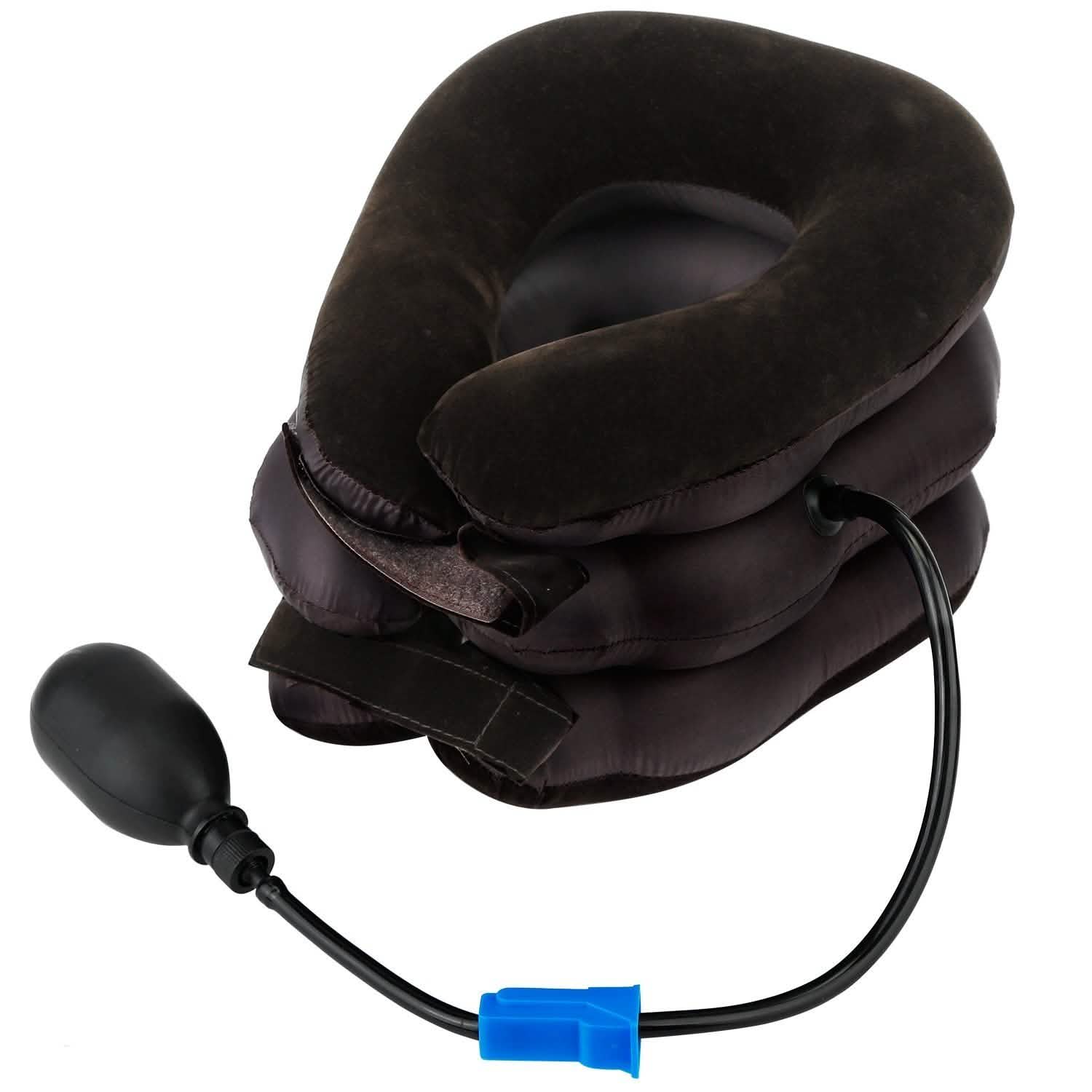 Inflatable Cervical Neck Traction Pillow Health & Wellness - Tophatter Daily Deals
