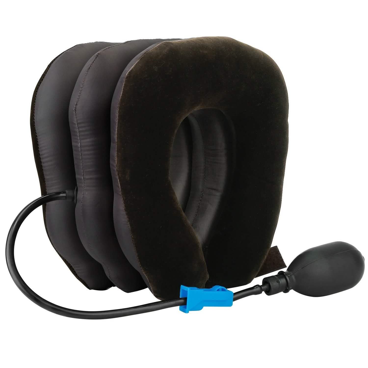 Inflatable Cervical Neck Traction Pillow Health & Wellness - Tophatter Daily Deals