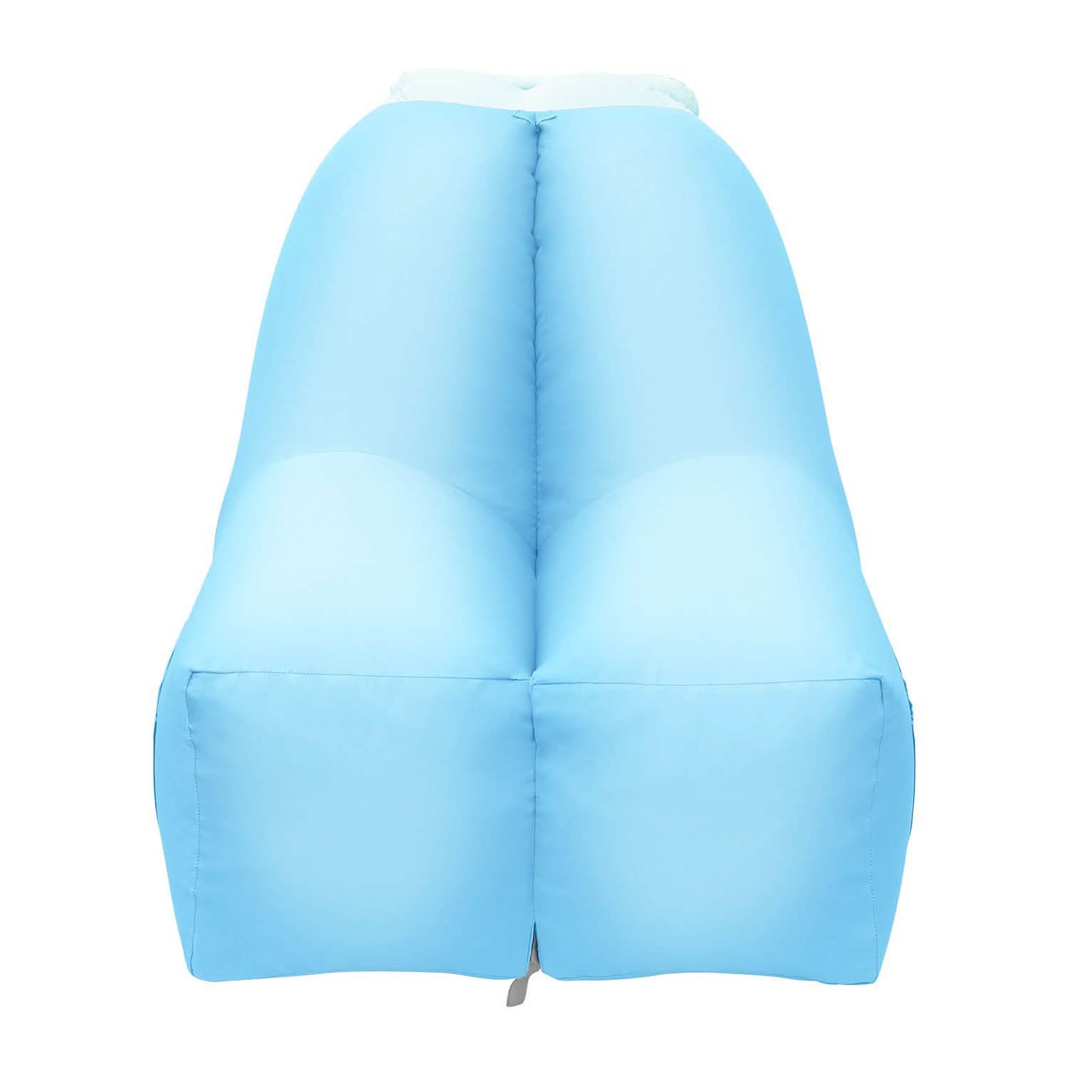 Inflatable Lounger Air Sofa Chair Couch with Portable Organizing Bag Blue Outdoor Recreation - Tophatter Daily Deals