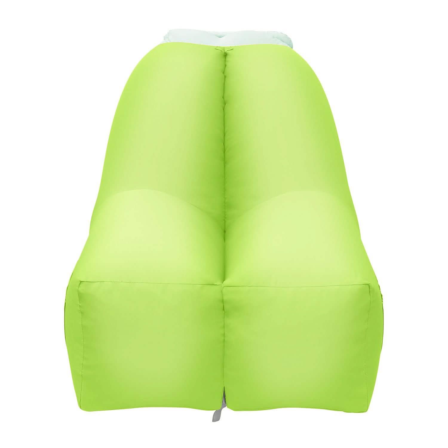 Inflatable Lounger Air Sofa Chair Couch with Portable Organizing Bag Green Outdoor Recreation - Tophatter Daily Deals